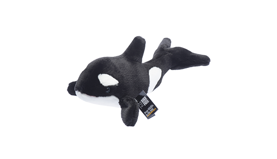 Orca cuddly toy