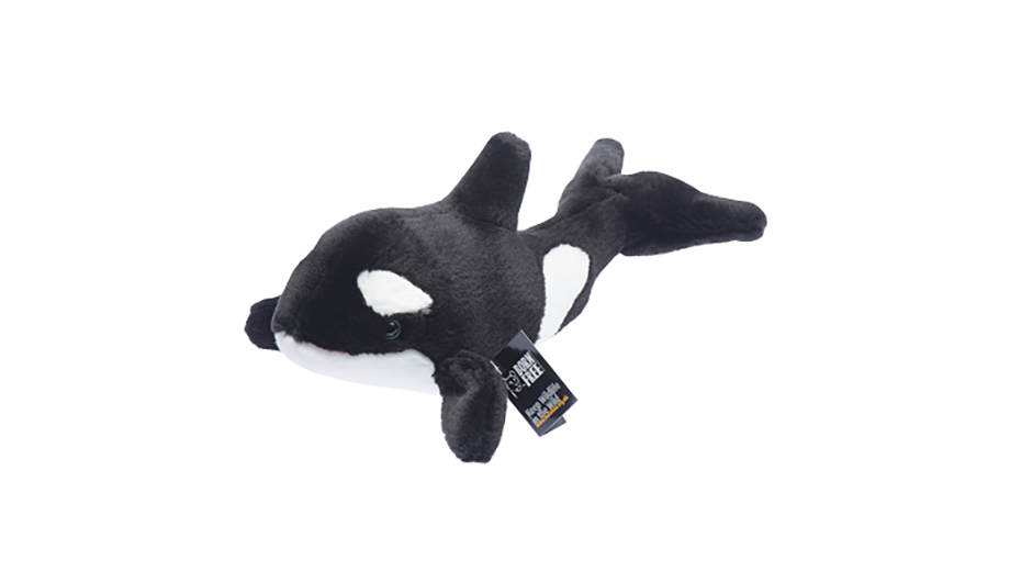 Orca cuddly toy