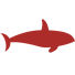 Red orca icon