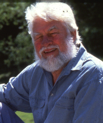 Portrait image of Bill Travers with grey hair and beard