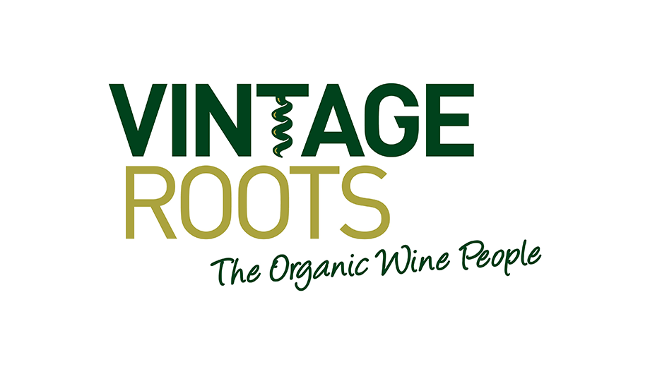 Vintage Roots logo with the text 'the organic wine people'