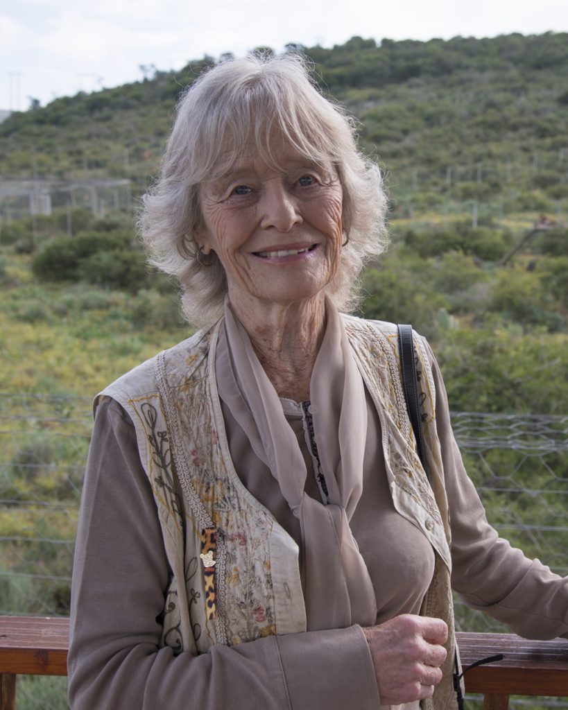 Virginia McKenna, acress and founder of Born Free at Shamwari, South Africa. Saturday, May 6, 2017. The UK-charity Born Free brought two rescue lions on a plane from Europe to be settled at Shamwari Game Reserve, near Port Elizabeth, in the Eastern Cape.
