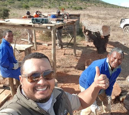 Glen and the team at Shamwari