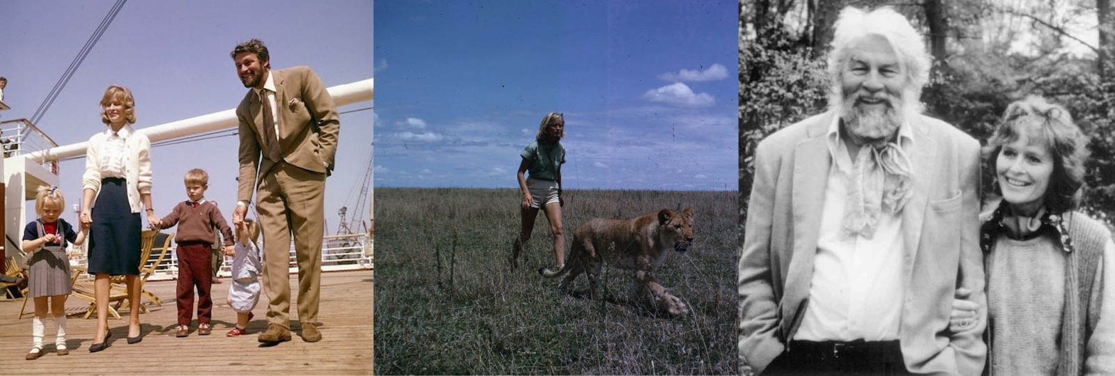 A selection of photos of Virginia McKenna and her family