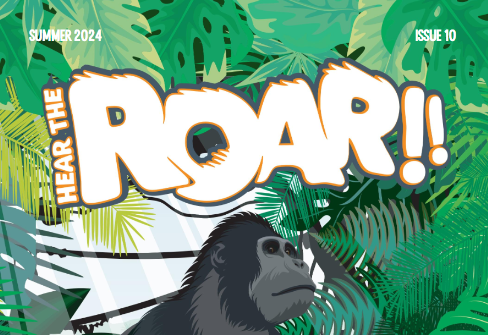 Front cover of Hear The Roar magazine