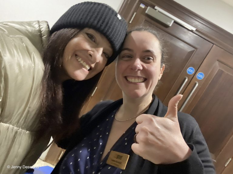 Laura Eastwood and Jenny Desmond.