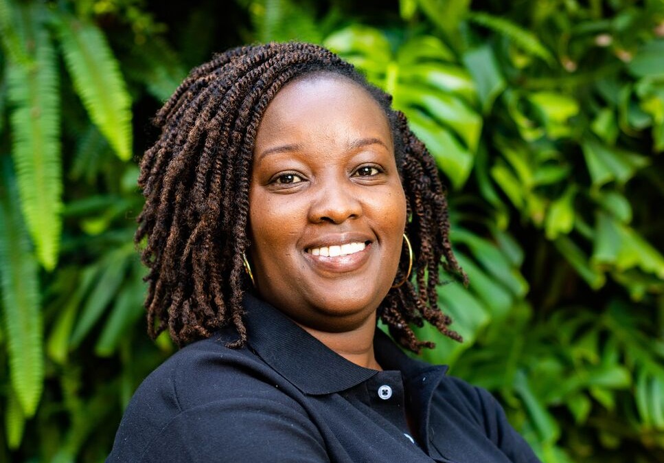 A headshot of Linda Kimotho
