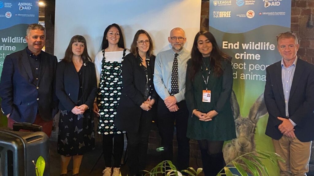 A group of people standing together at the Labour Party conference 2025