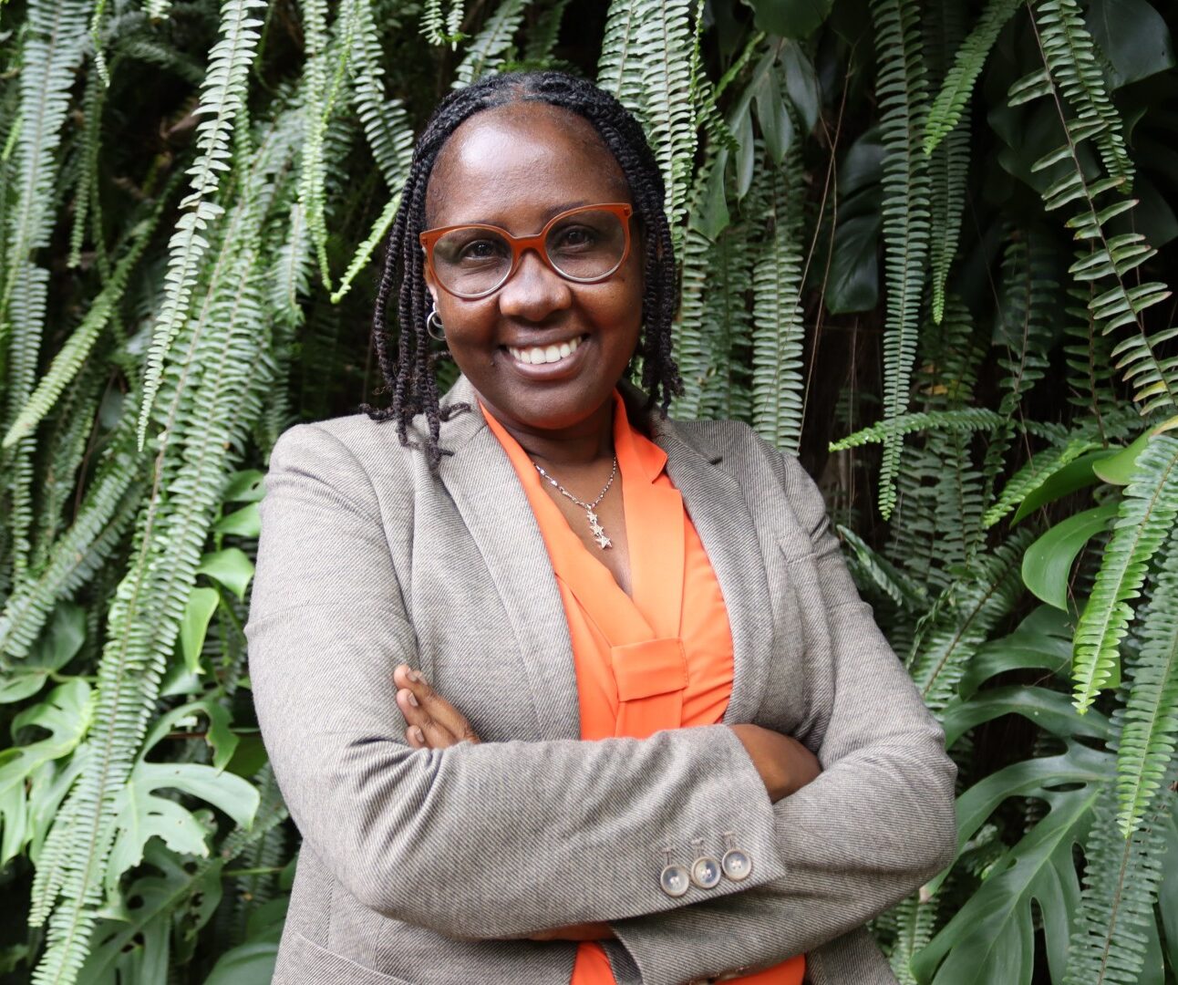 A headshot of Alice Kamau
