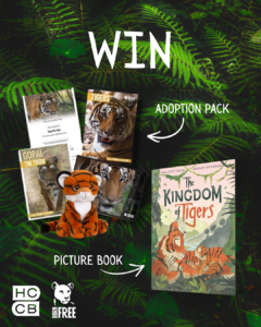 Competition image - win a tiger adoption and picture book